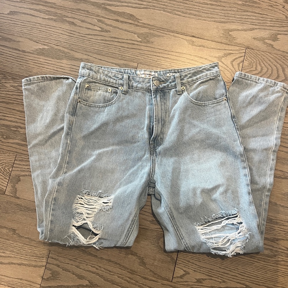 Lucky brand high rise mom jeans size 8